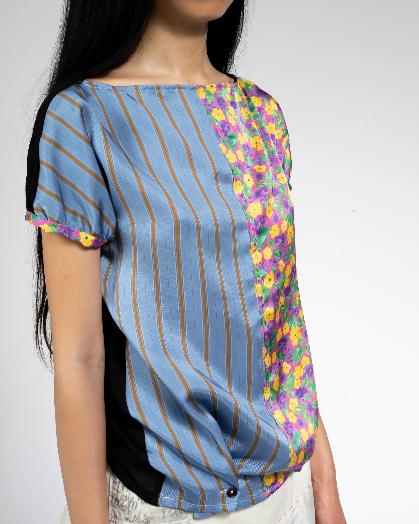Stripes and Flowers Blouse