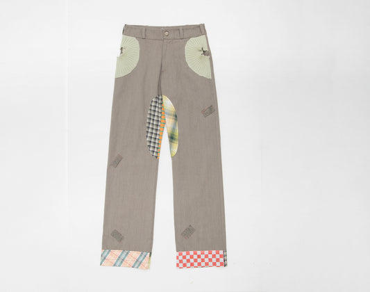 CLOWN TROUSERS (LIGHT GREEN) (made to order)