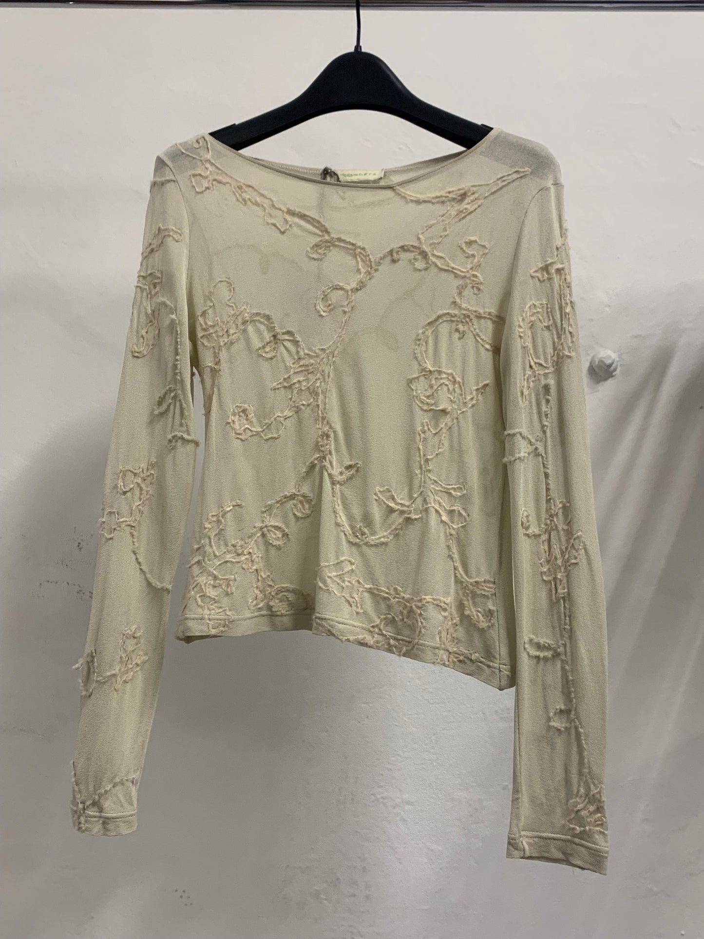 EMBROIDERED WOOL DRAWINGS LONG SLEEVE (made to order)