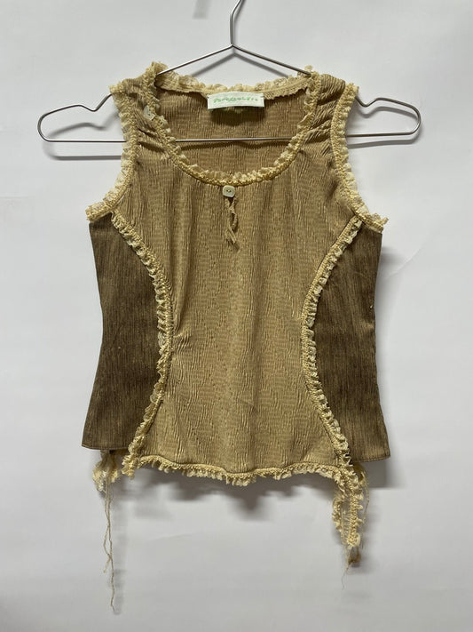CRINKLE TANK TOP (made to order)