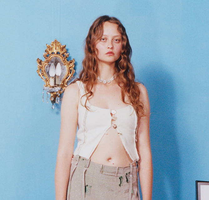 FELTED WOOL CORSET (made to order)