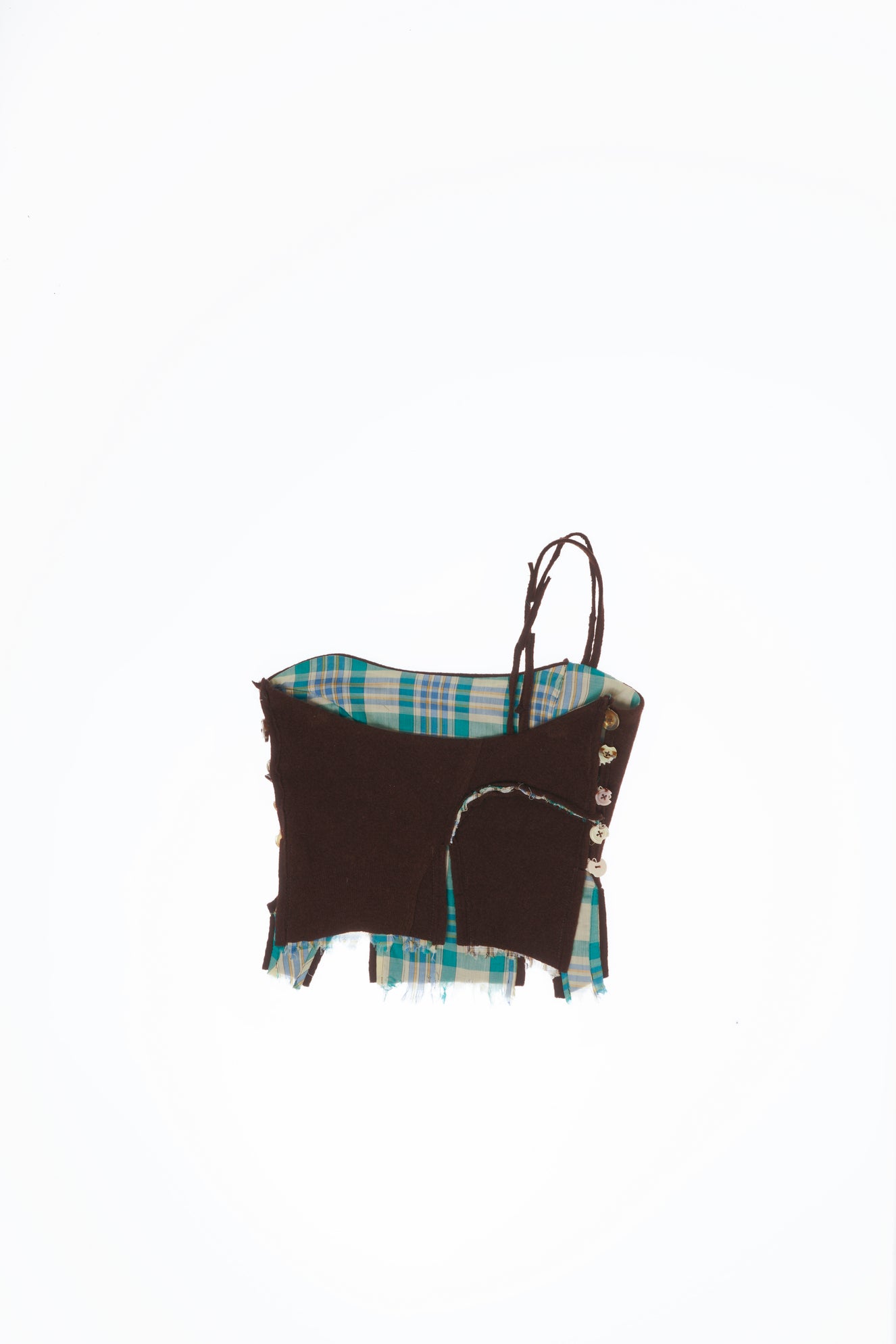 FELTED WOOL BUSTIER (made to order)