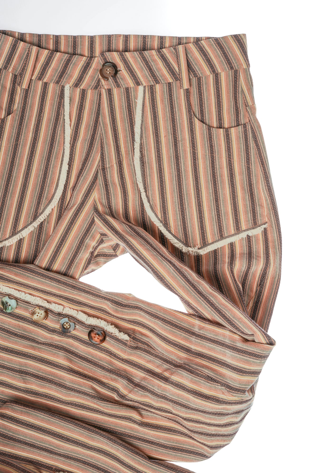13 BUTTONS STRIPED TROUSERS (made to order)