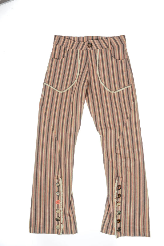13 BUTTONS STRIPED TROUSERS (made to order)